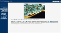 Desktop Screenshot of odinmetrology.com